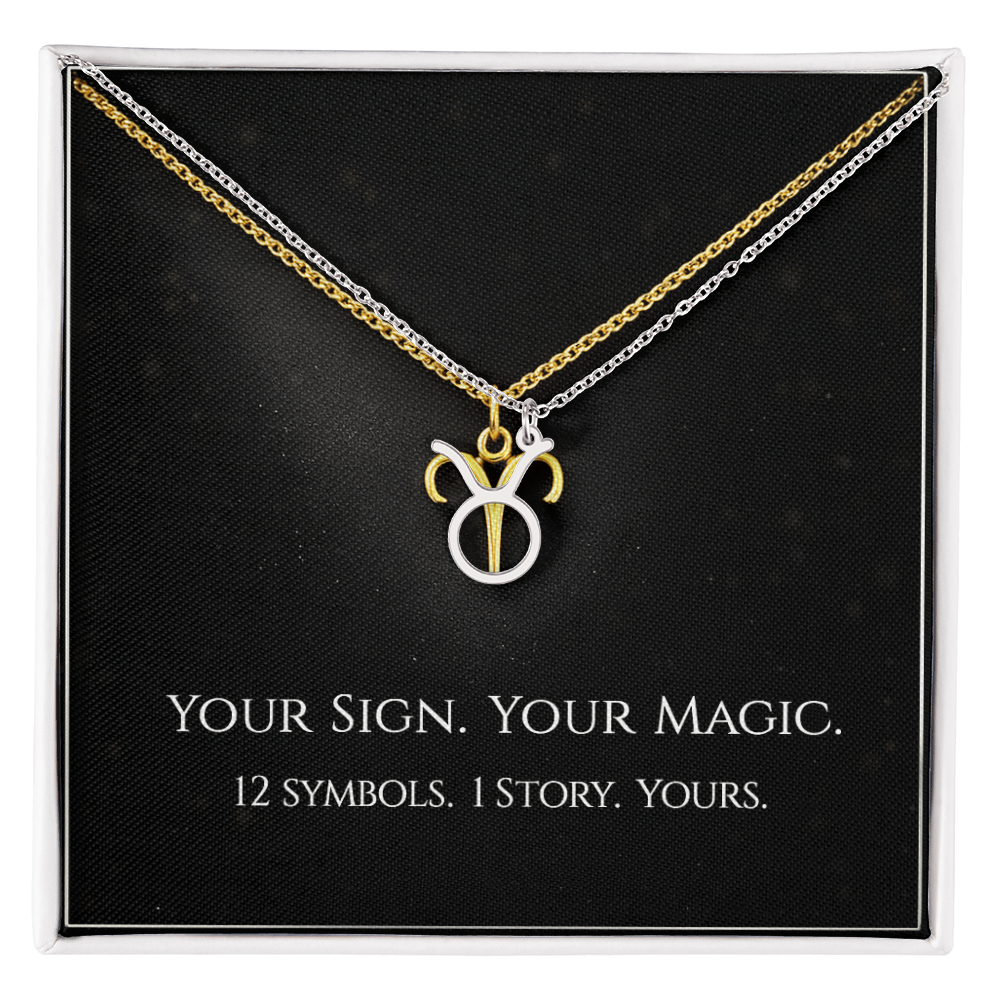 💫Birth Sign Zodiac Necklace – Minimalist Constellation Pendant (Zodiac Witch Talisman)