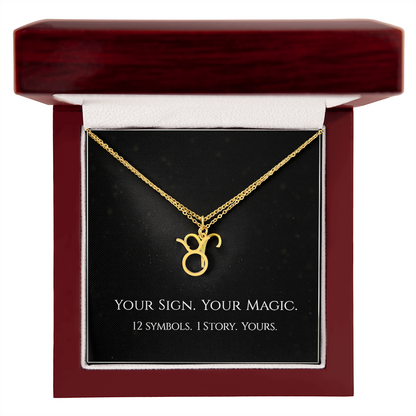 💫Birth Sign Zodiac Necklace – Minimalist Constellation Pendant (Zodiac Witch Talisman)