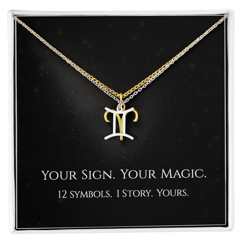 💫Birth Sign Zodiac Necklace – Minimalist Constellation Pendant (Zodiac Witch Talisman)