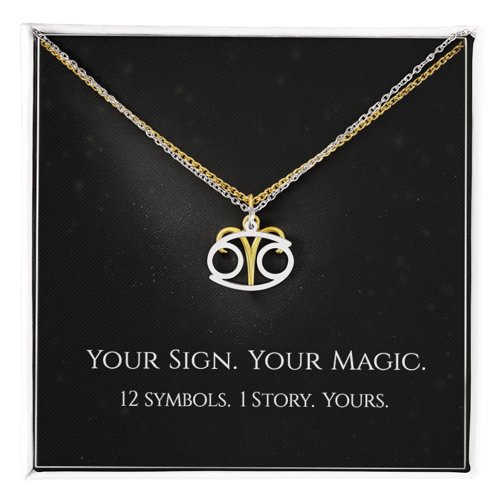 💫Birth Sign Zodiac Necklace – Minimalist Constellation Pendant (Zodiac Witch Talisman)