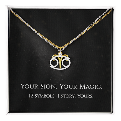 💫Birth Sign Zodiac Necklace – Minimalist Constellation Pendant (Zodiac Witch Talisman)