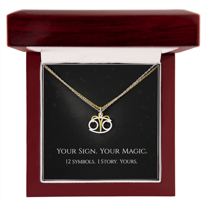 💫Birth Sign Zodiac Necklace – Minimalist Constellation Pendant (Zodiac Witch Talisman)