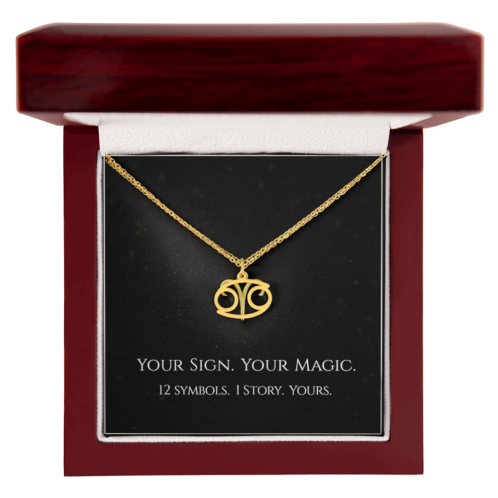 💫Birth Sign Zodiac Necklace – Minimalist Constellation Pendant (Zodiac Witch Talisman)