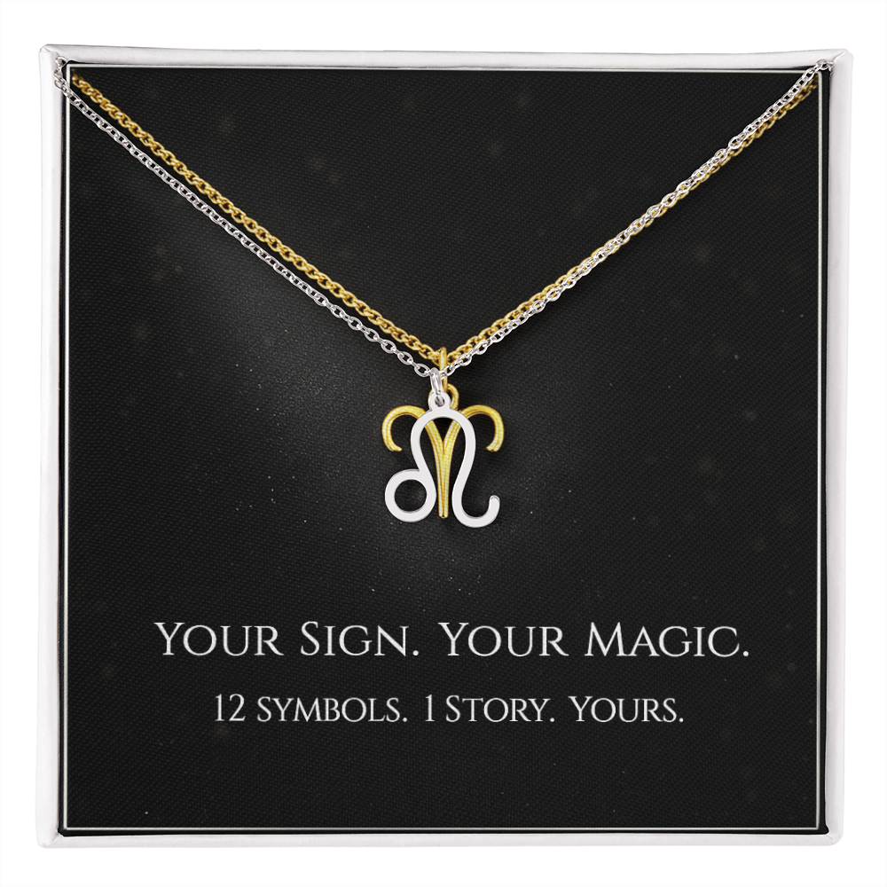 💫Birth Sign Zodiac Necklace – Minimalist Constellation Pendant (Zodiac Witch Talisman)