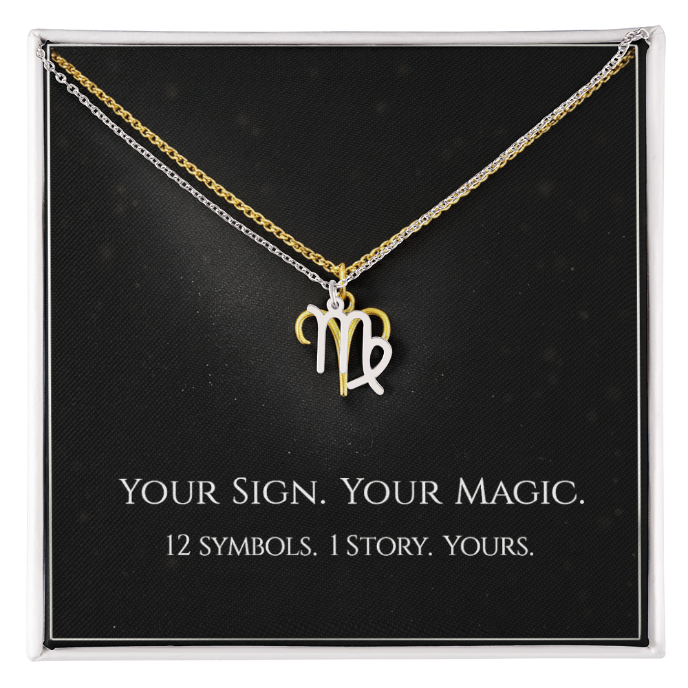 💫Birth Sign Zodiac Necklace – Minimalist Constellation Pendant (Zodiac Witch Talisman)