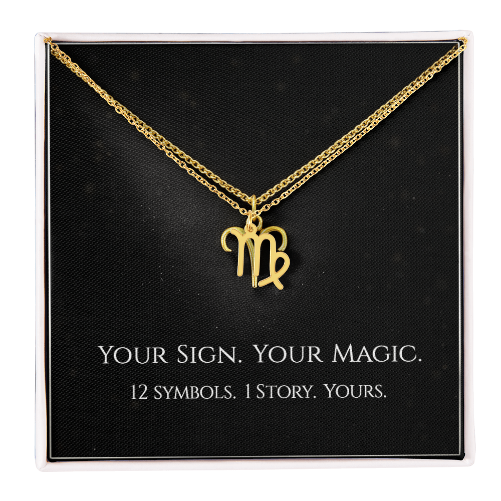 💫Birth Sign Zodiac Necklace – Minimalist Constellation Pendant (Zodiac Witch Talisman)