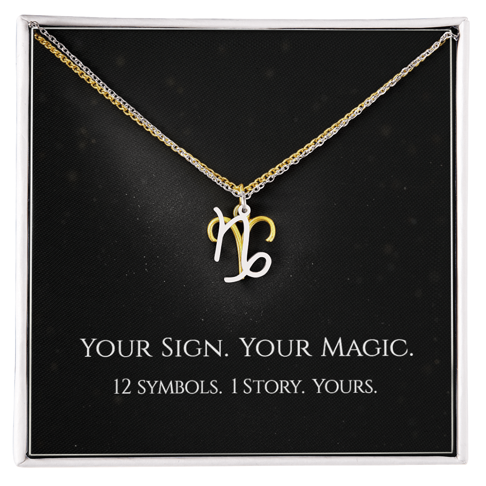 💫Birth Sign Zodiac Necklace – Minimalist Constellation Pendant (Zodiac Witch Talisman)