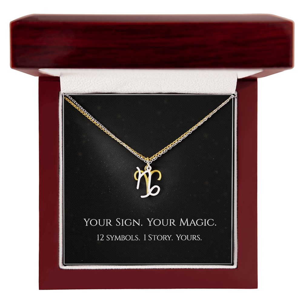💫Birth Sign Zodiac Necklace – Minimalist Constellation Pendant (Zodiac Witch Talisman)